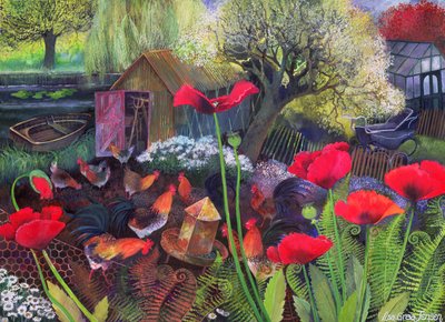 Hen Run by Lisa Graa Jensen